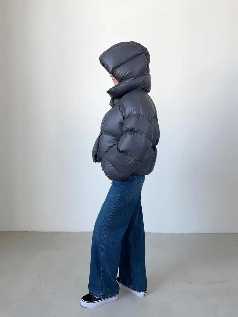 Emilia | Damen Winter-Übergroße Steppjacke