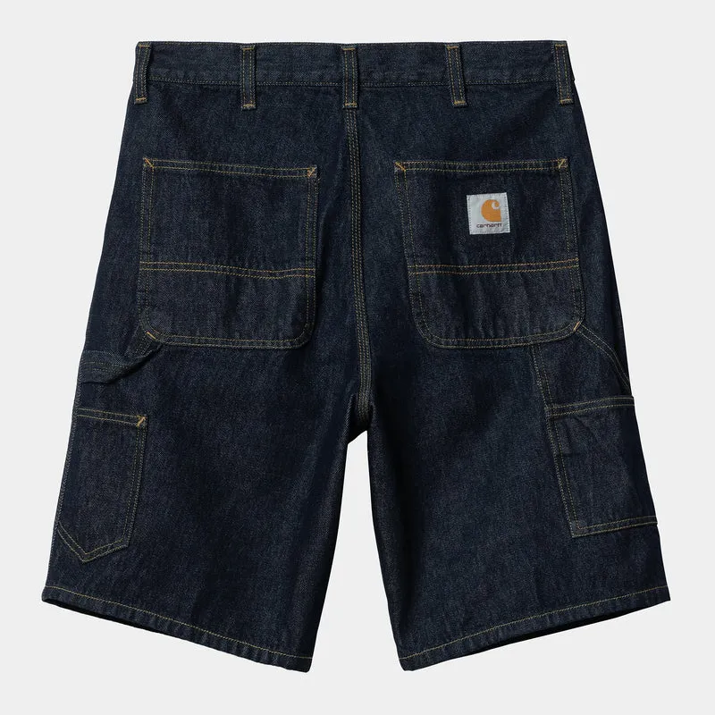 Carhartt WIP Herren Single Knee Smith Denim Short | Blau vorgewaschen