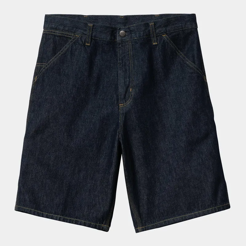 Carhartt WIP Herren Single Knee Smith Denim Short | Blau vorgewaschen
