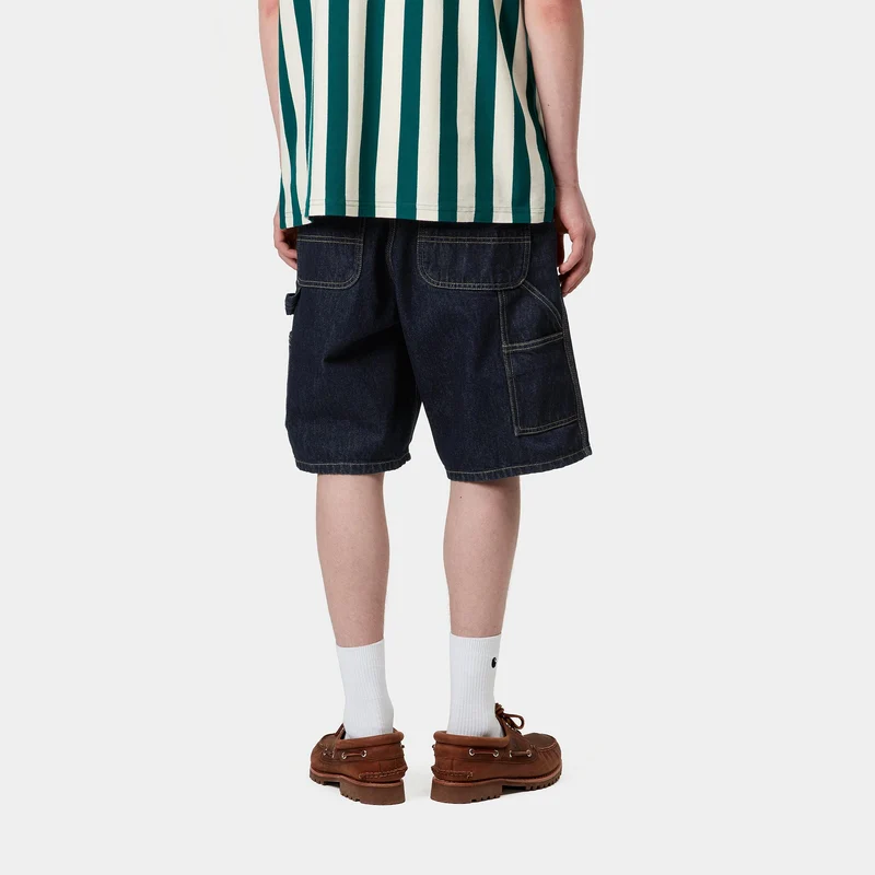Carhartt WIP Herren Single Knee Smith Denim Short | Blau vorgewaschen