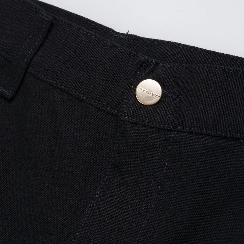 Carhartt WIP Herren Single Knee Kurz | Schwarz gespült