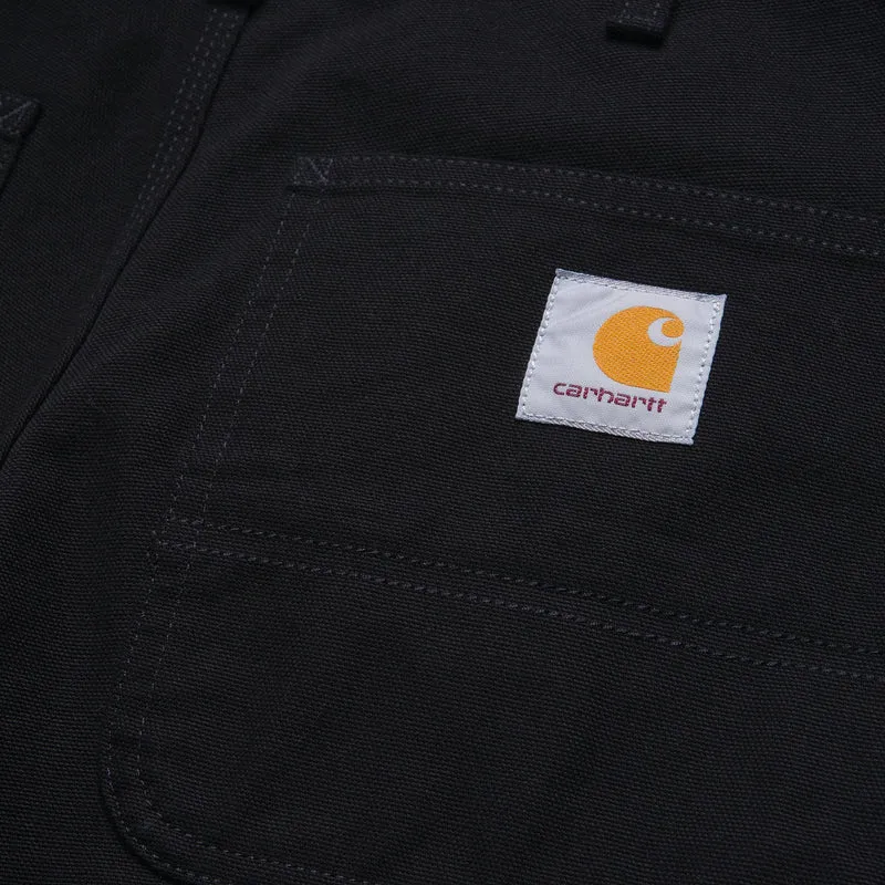 Carhartt WIP Herren Single Knee Kurz | Schwarz gespült