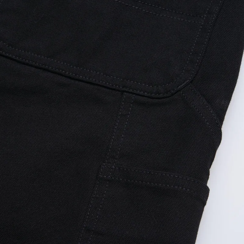 Carhartt WIP Herren Single Knee Kurz | Schwarz gespült