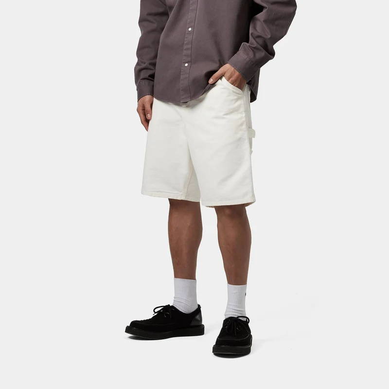 Carhartt WIP Herren Single Knee Kurz | Wachsgespült