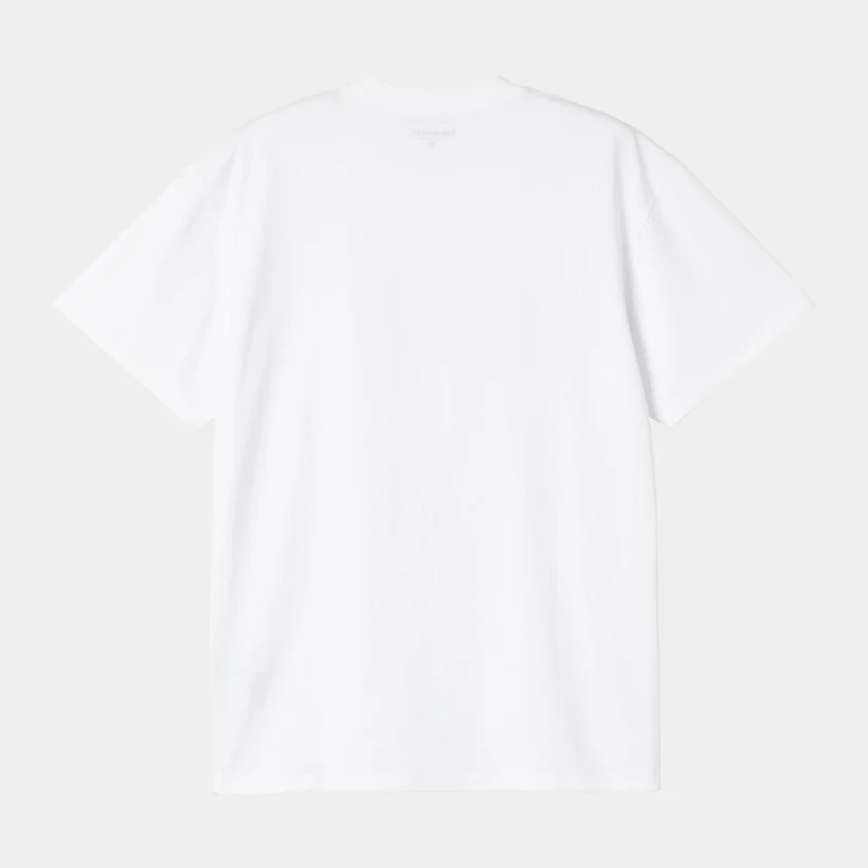Carhartt WIP Herren Drip Script T-Shirt | Weiß
