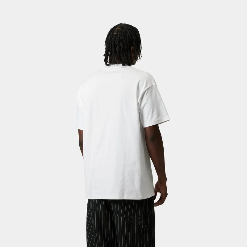 Carhartt WIP Herren Fragments Pocket T-Shirt | Weiß