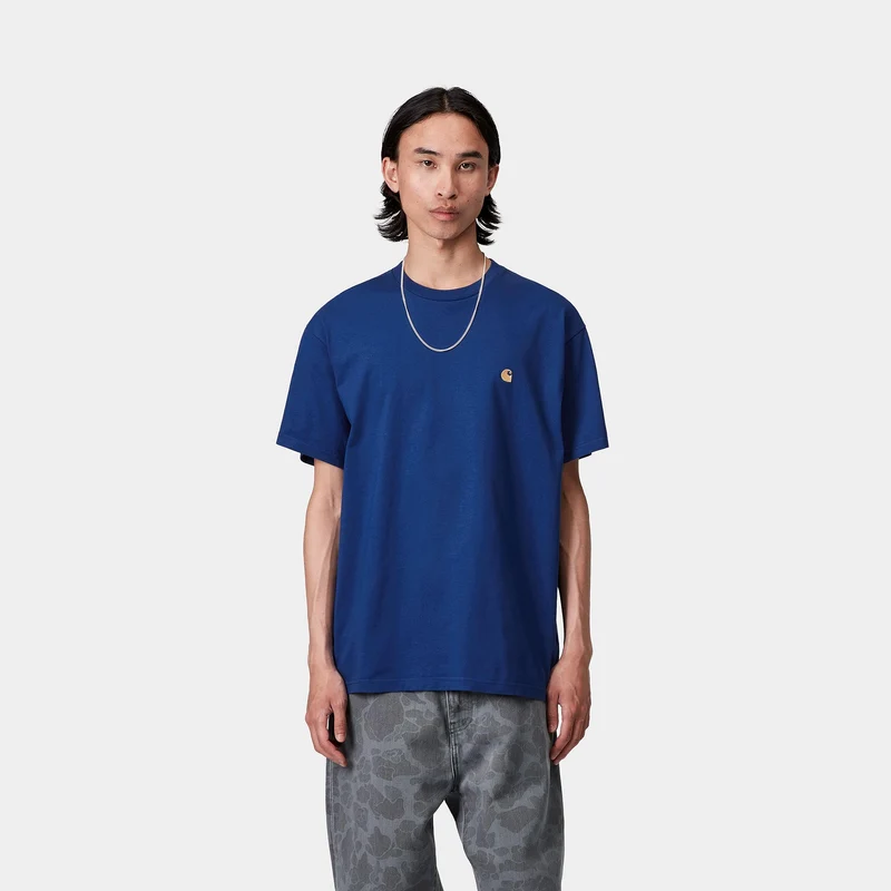 Carhartt WIP Herren Chase Kurzarm-T-Shirt | Wolfsbane