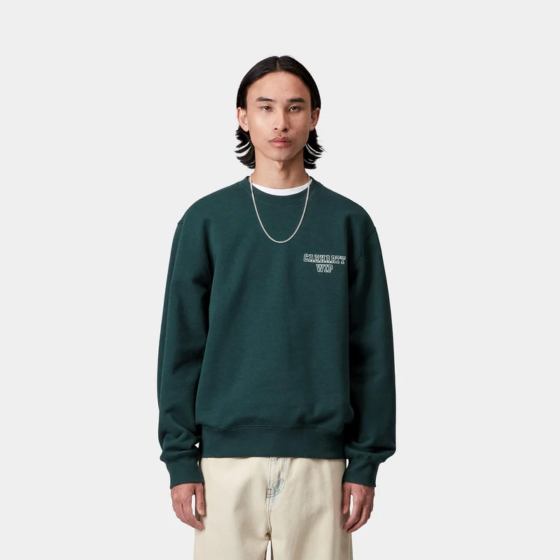 Carhartt WIP Herren Alumni Sweatshirt | Dunkle Tanne