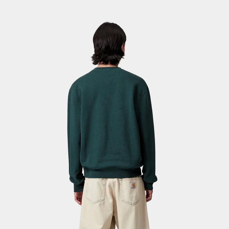 Carhartt WIP Herren Alumni Sweatshirt | Dunkle Tanne