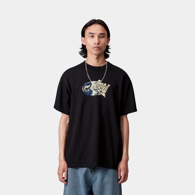Carhartt WIP Herren Louder T-Shirt | Schwarz