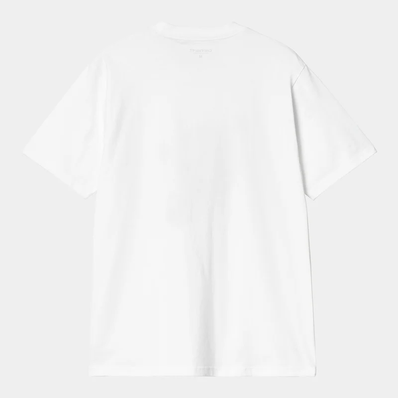 Carhartt WIP Herren Solar Chrome C-Logo T-Shirt | Weiß