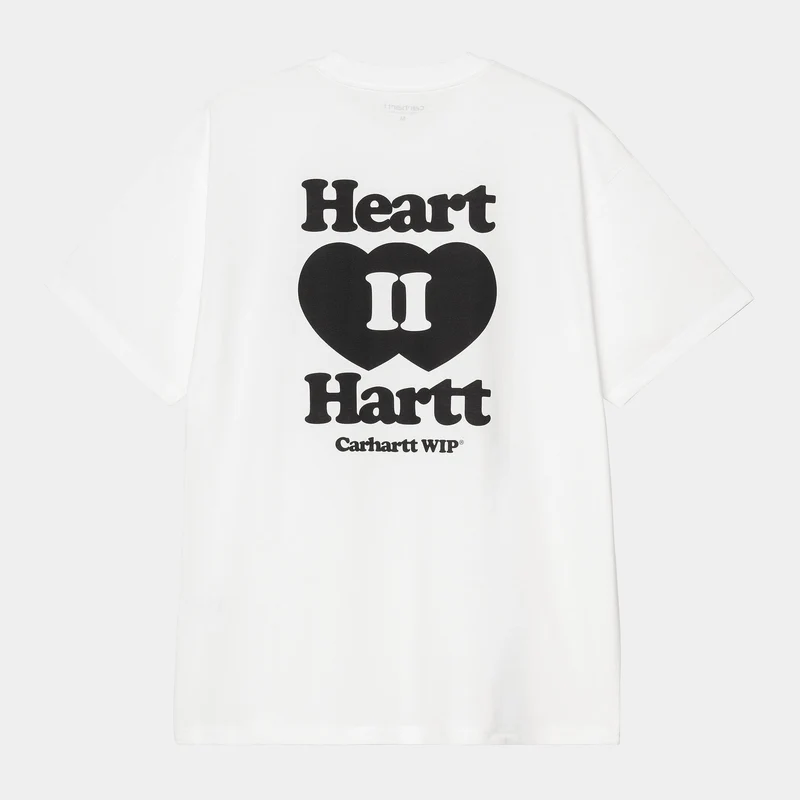 Carhartt WIP Herren Heart II Hartt T-Shirt | Weiß