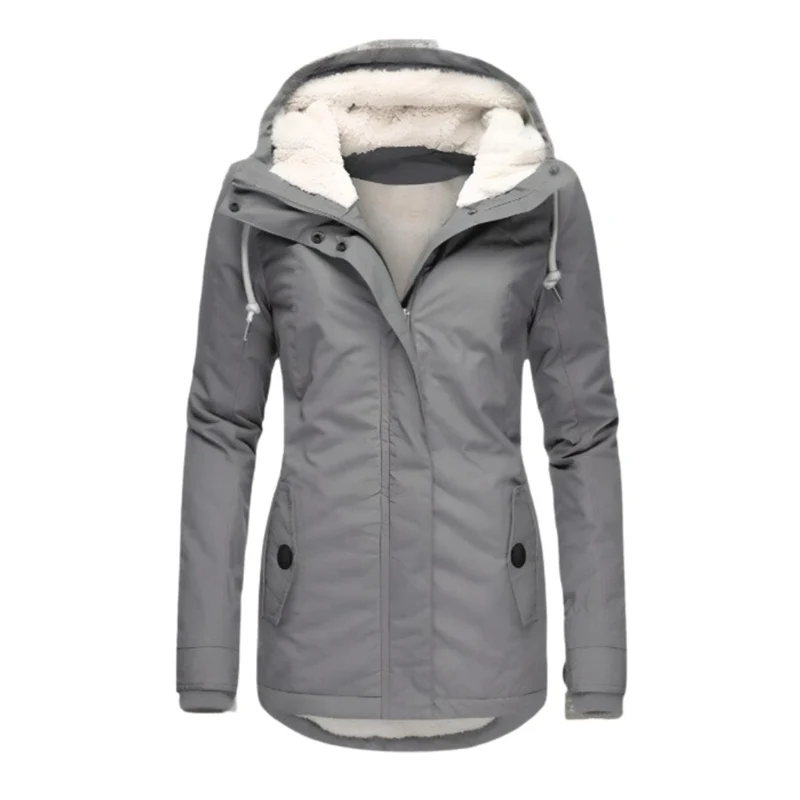 Nora | Damen Winterparka Sherpa-Gefüttert Wasserabweisend Tailliert Women Coat