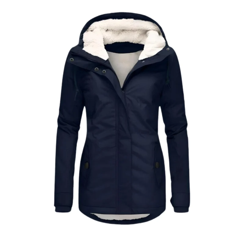 Nora | Damen Winterparka Sherpa-Gefüttert Wasserabweisend Tailliert Women Coat
