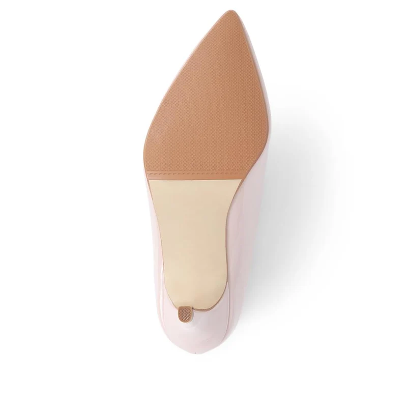 Heeled Court Shoes - AMITY39001 / 325 086 - Nude