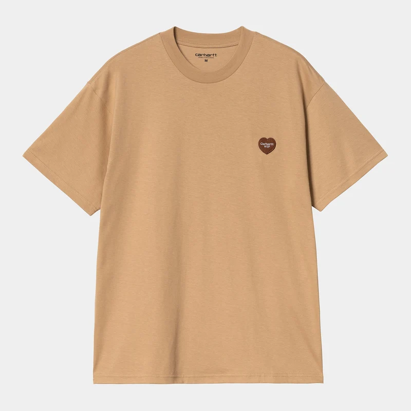 Carhartt WIP Herren Heart II Hartt T-Shirt | Dusty Hamilton Braun