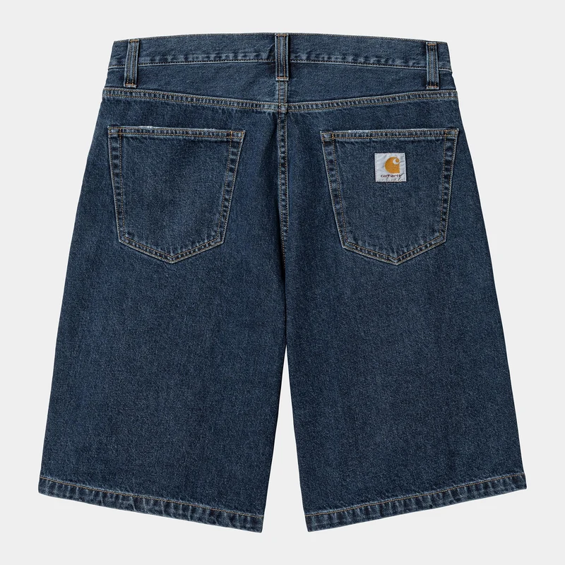 Carhartt WIP Herren Landon Robertson Jeansshorts | Blau Stone Washed
