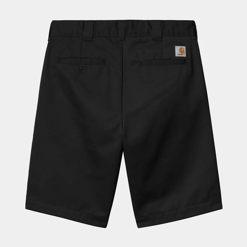 Carhartt WIP Herren Master Denison Twill Shorts | Schwarz gespült