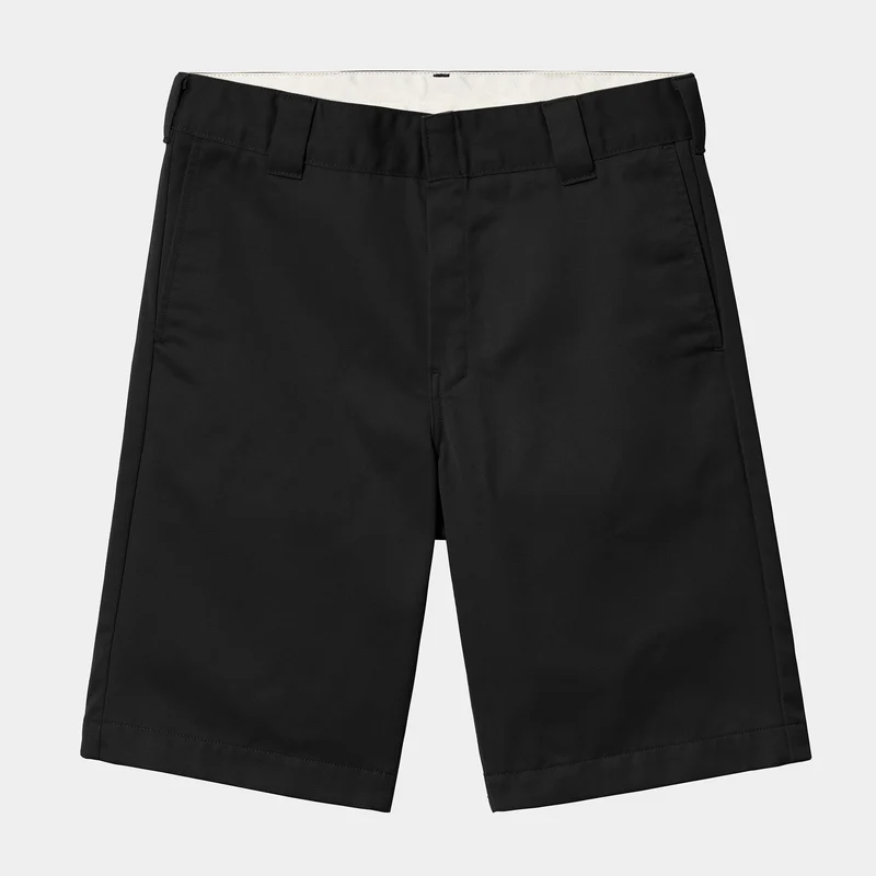 Carhartt WIP Herren Master Denison Twill Shorts | Schwarz gespült