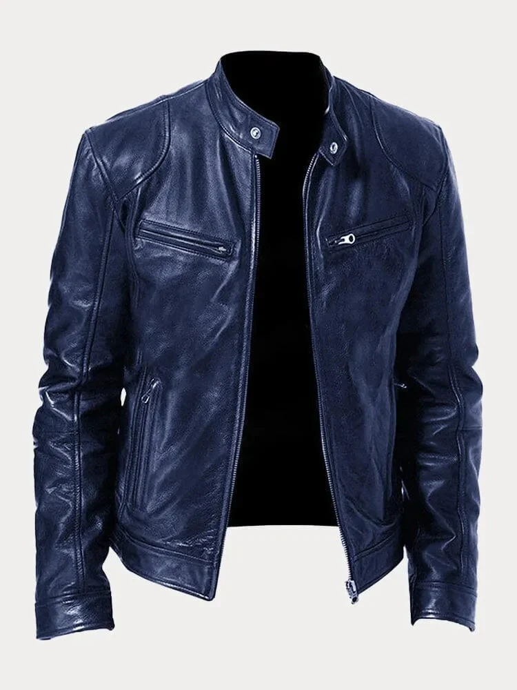 Nicole | Damen Stylische Streetwear Moto Lederjacke