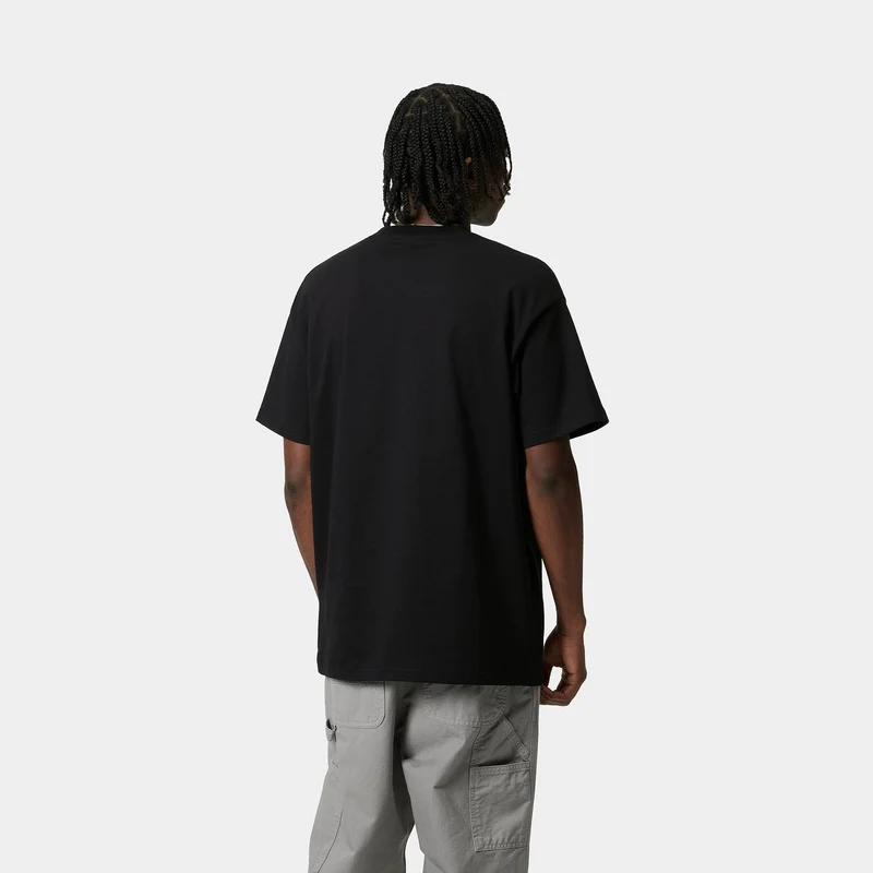 Carhartt WIP Herren Fragments Pocket T-Shirt | Schwarz