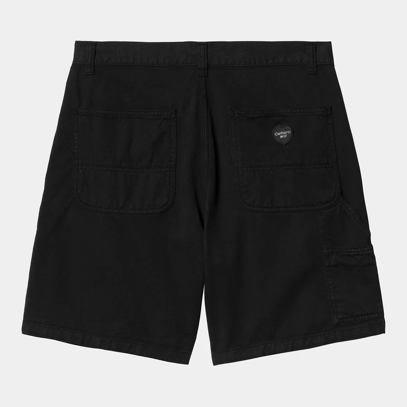Carhartt WIP Drewe Fountain Twill Shorts für Herren | Schwarz gespült