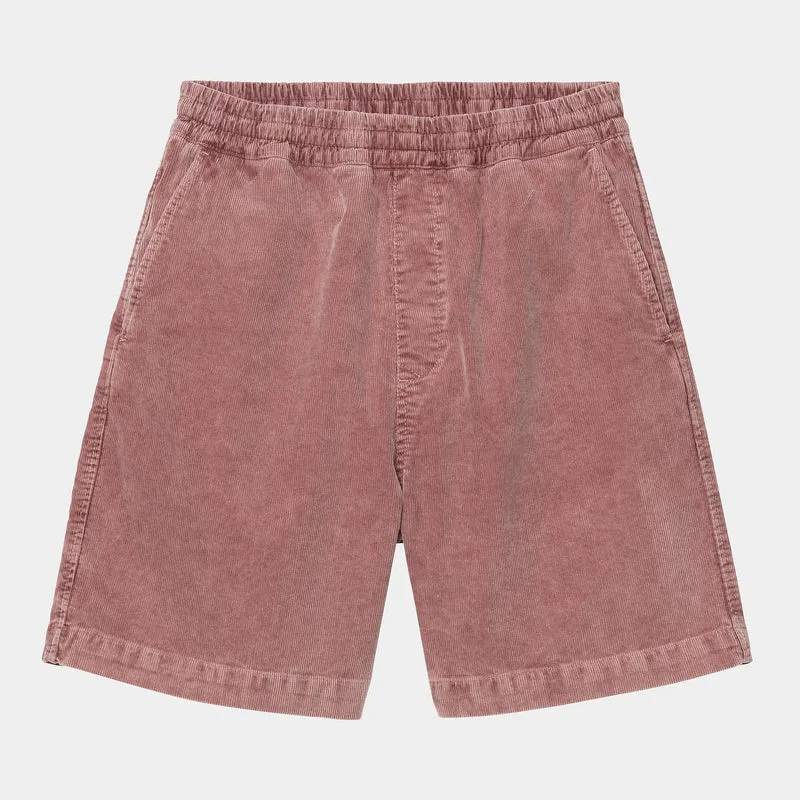 Carhartt WIP Herren Reynold Forsyth Cordshorts | Altrosa Altverwaschen