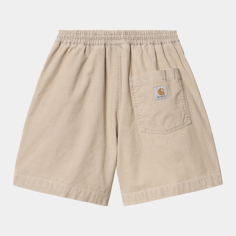 Carhartt WIP Herren Reynold Forsyth Cordshorts | Dunkelbeige, Dunkel gewaschen