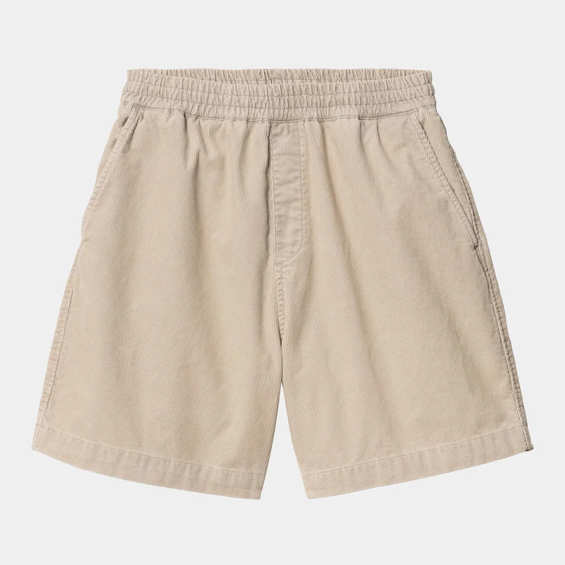 Carhartt WIP Herren Reynold Forsyth Cordshorts | Dunkelbeige, Dunkel gewaschen