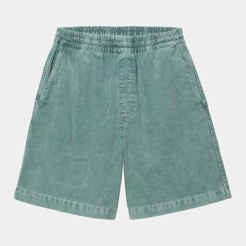 Carhartt WIP Herren Reynold Forsyth Cordshorts | Silver Pine Dusky Washed