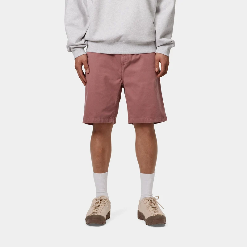 Carhartt WIP Herren Flint Moraga Twill Short | Altrosa
