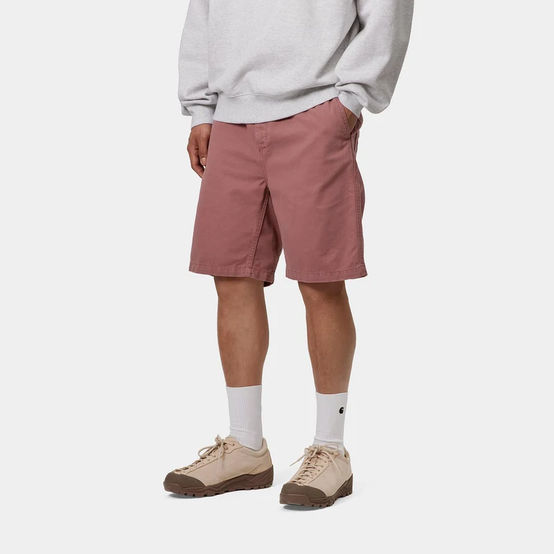 Carhartt WIP Herren Flint Moraga Twill Short | Altrosa