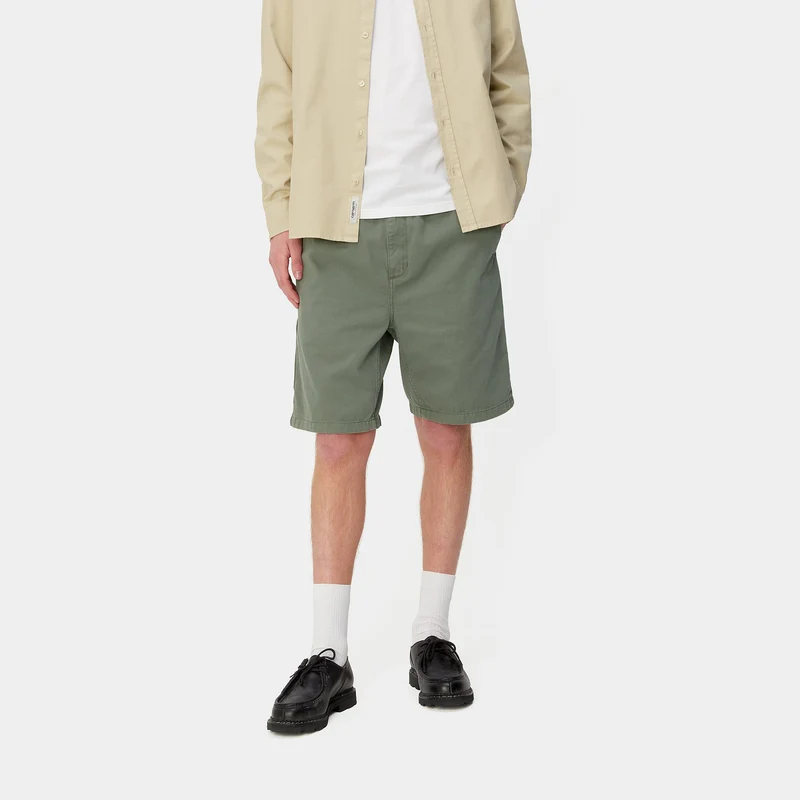 Carhartt WIP Herren Flint Moraga Twill Short | Park