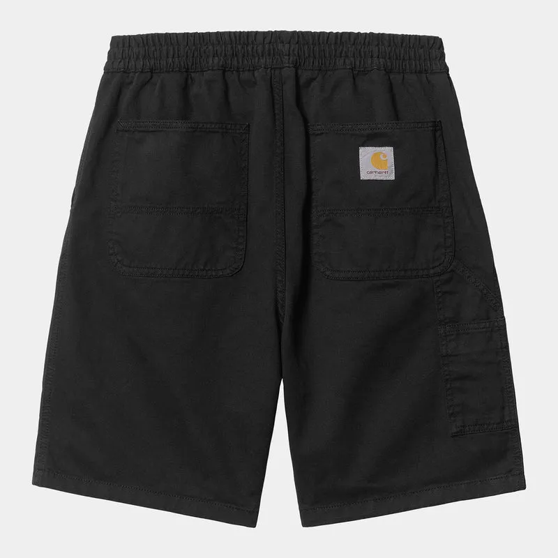 Carhartt WIP Herren Flint Moraga Twill Short | Schwarz