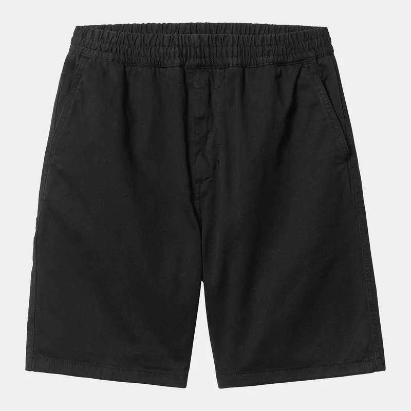 Carhartt WIP Herren Flint Moraga Twill Short | Schwarz