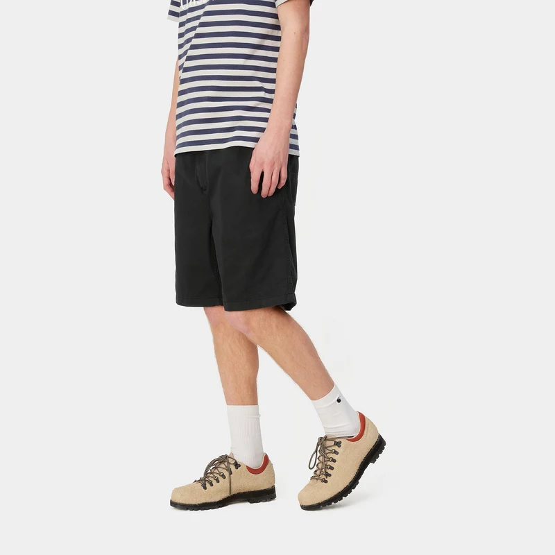 Carhartt WIP Herren Flint Moraga Twill Short | Schwarz