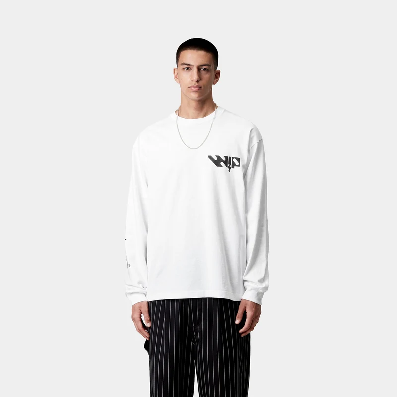 Carhartt WIP Herren WIP Industry Langarm-T-Shirt | Weiß