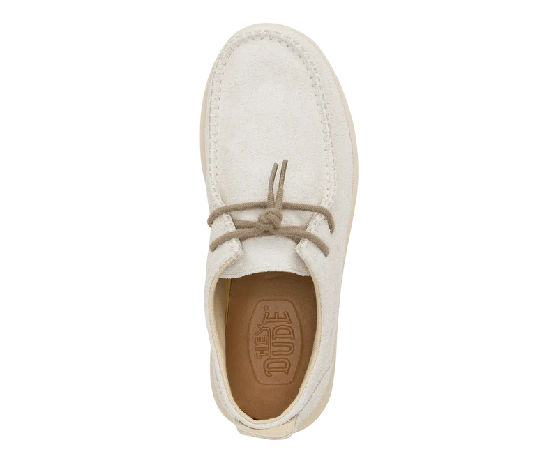 Hey Dude Wally NXT Moc Loafer für Herren | Egret / Wood Ash