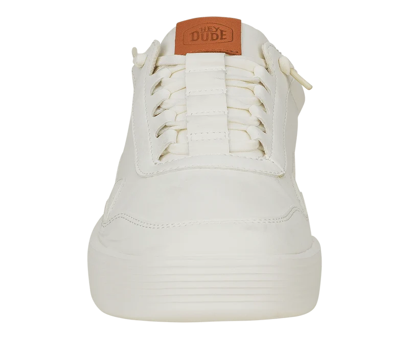 Hey Dude Hudson Classic Herren-Sneaker | Weiß