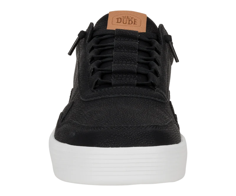 Hey Dude Hudson Classic Herren-Sneaker | Schwarz