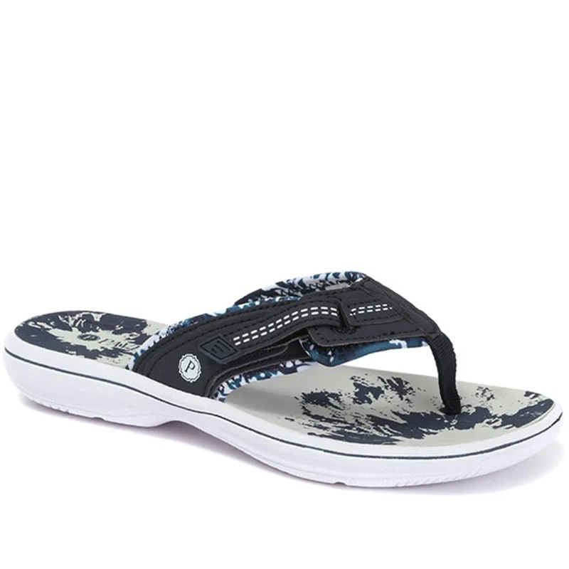 Touch-Fastening Toe Post Sandals - XIAM29002 / 316 019