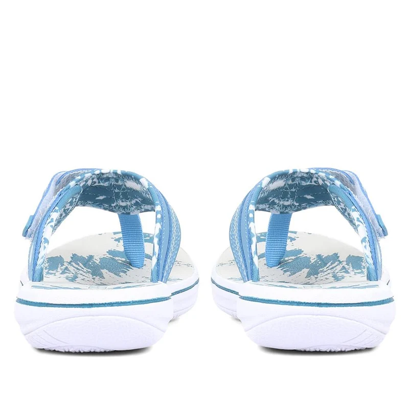 Touch-Fastening Toe Post Sandals - XIAM29002 / 316 019 - Denim