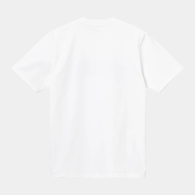 Carhartt WIP Kurzärmliges University-T-Shirt für Herren - Weiß