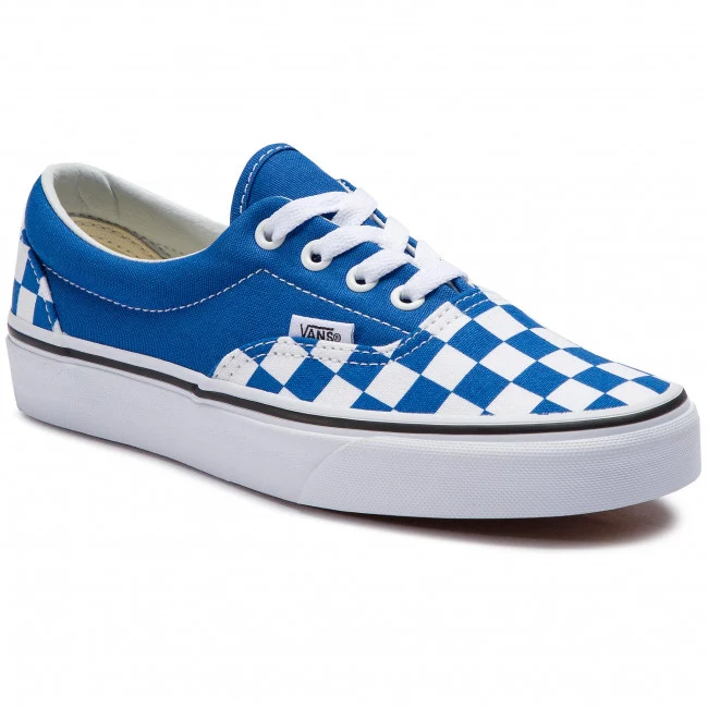 Vans Ära – Lapisblaues Schachbrett-Canvas