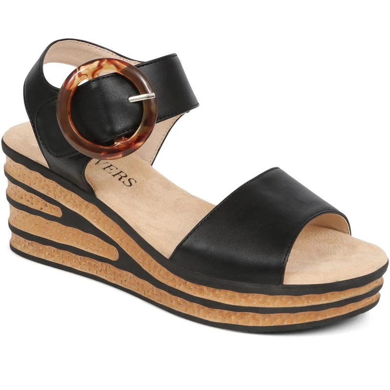 Touch-Fasten Wedge Sandals - WBINS39086 / 325 357