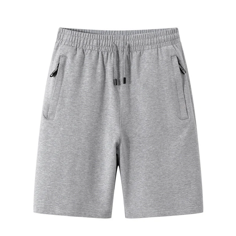 Rhodieve | Elastische Sportshorts mit Reißverschlusstaschen