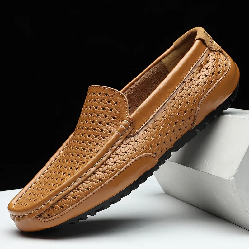 Robenlo | Luxuriöse Herren-Loafer in Flechtoptik