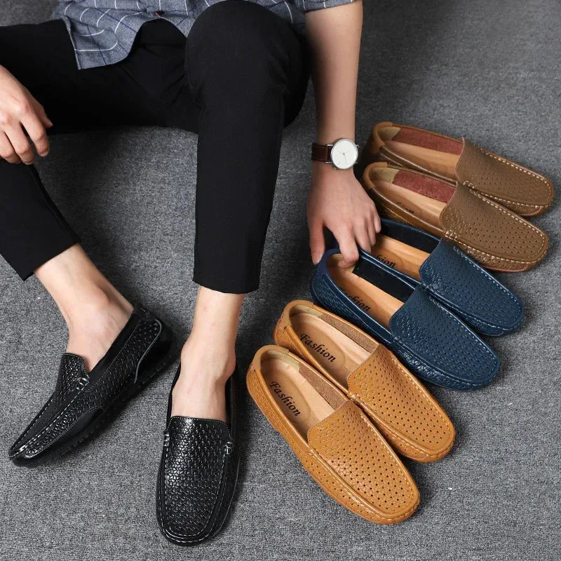 Robenlo | Luxuriöse Herren-Loafer in Flechtoptik