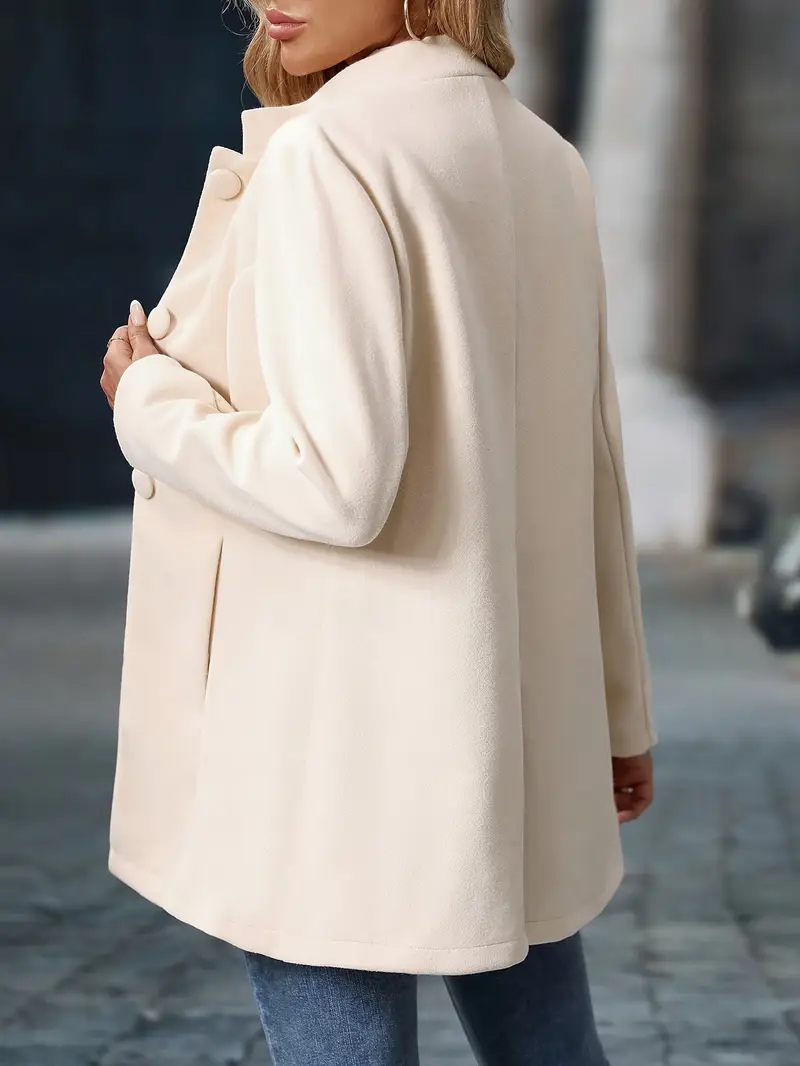 Sofia | Damen Winter Mantel mit Knöpfen