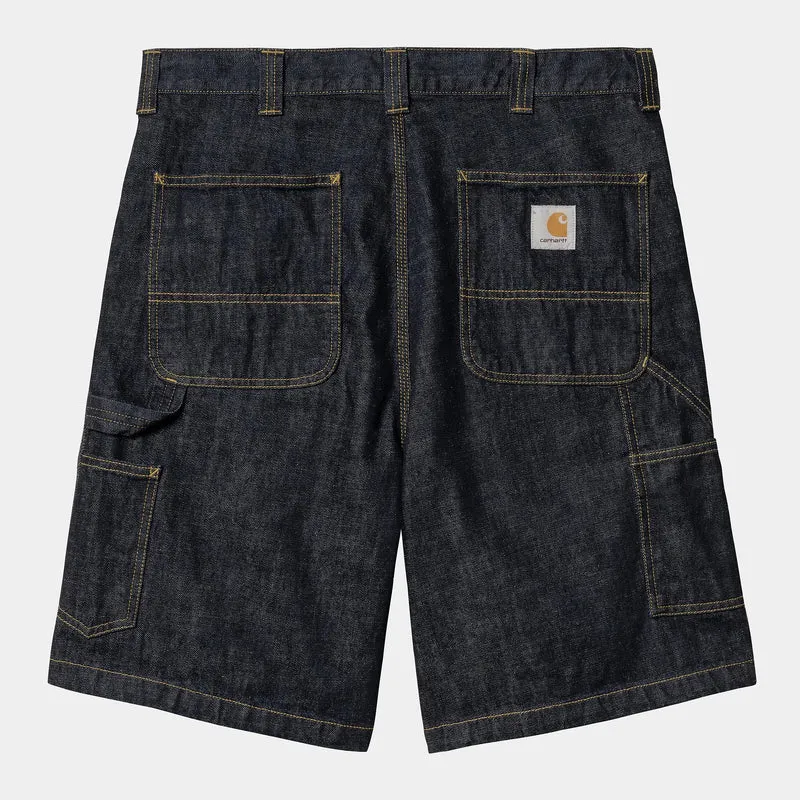 Carhartt WIP Herren OG Single Knee Camano Denim-Shorts | Blau vorgewaschen